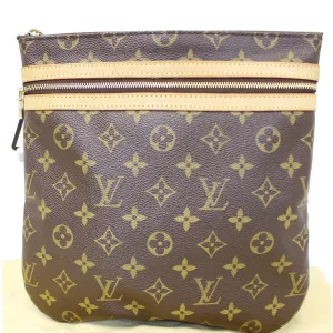 LOUIS VUITTON Pochette Bosphore Monogram Canvas Crossbody Bag
