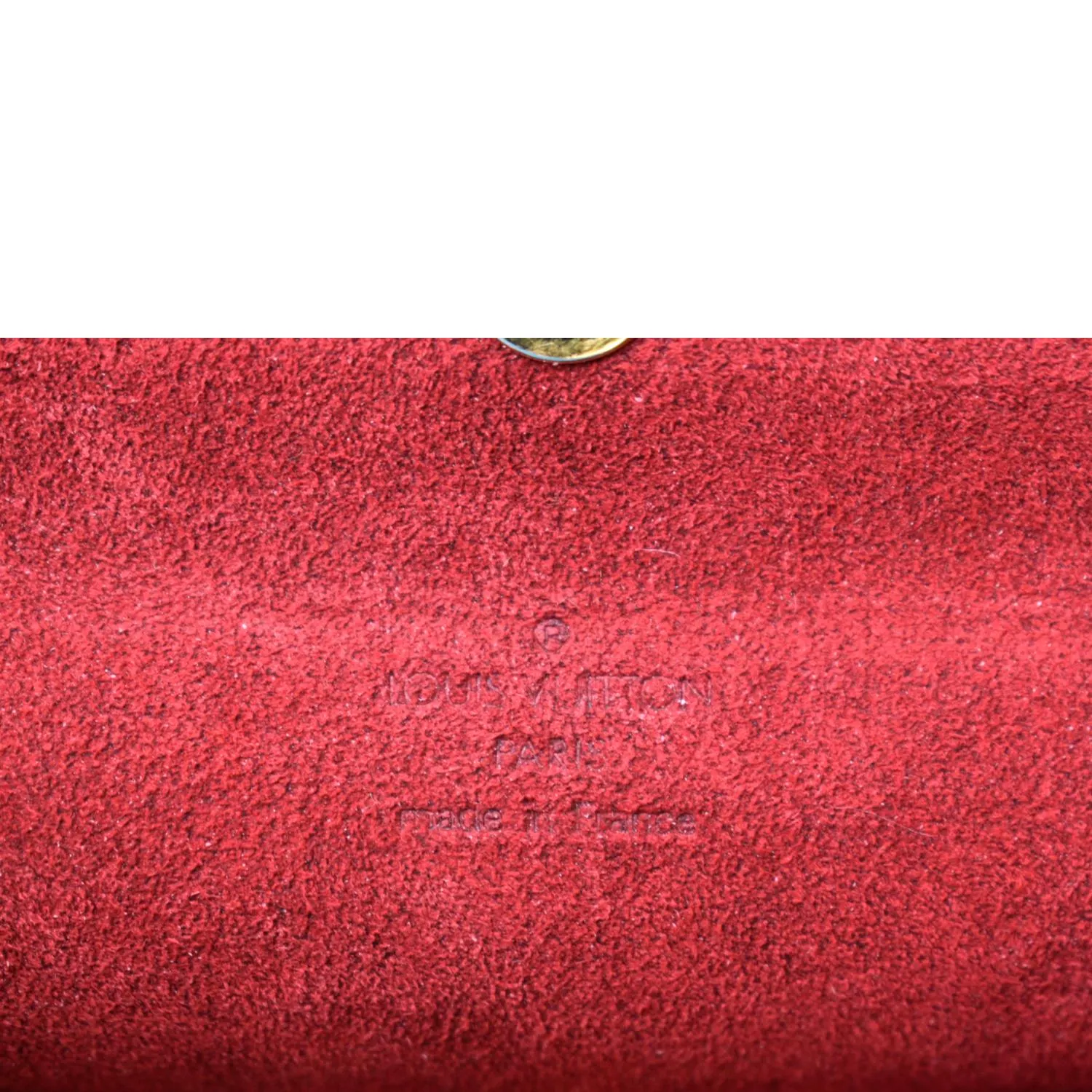 LOUIS VUITTON Recital Monogram Canvas Shoulder Bag Brown