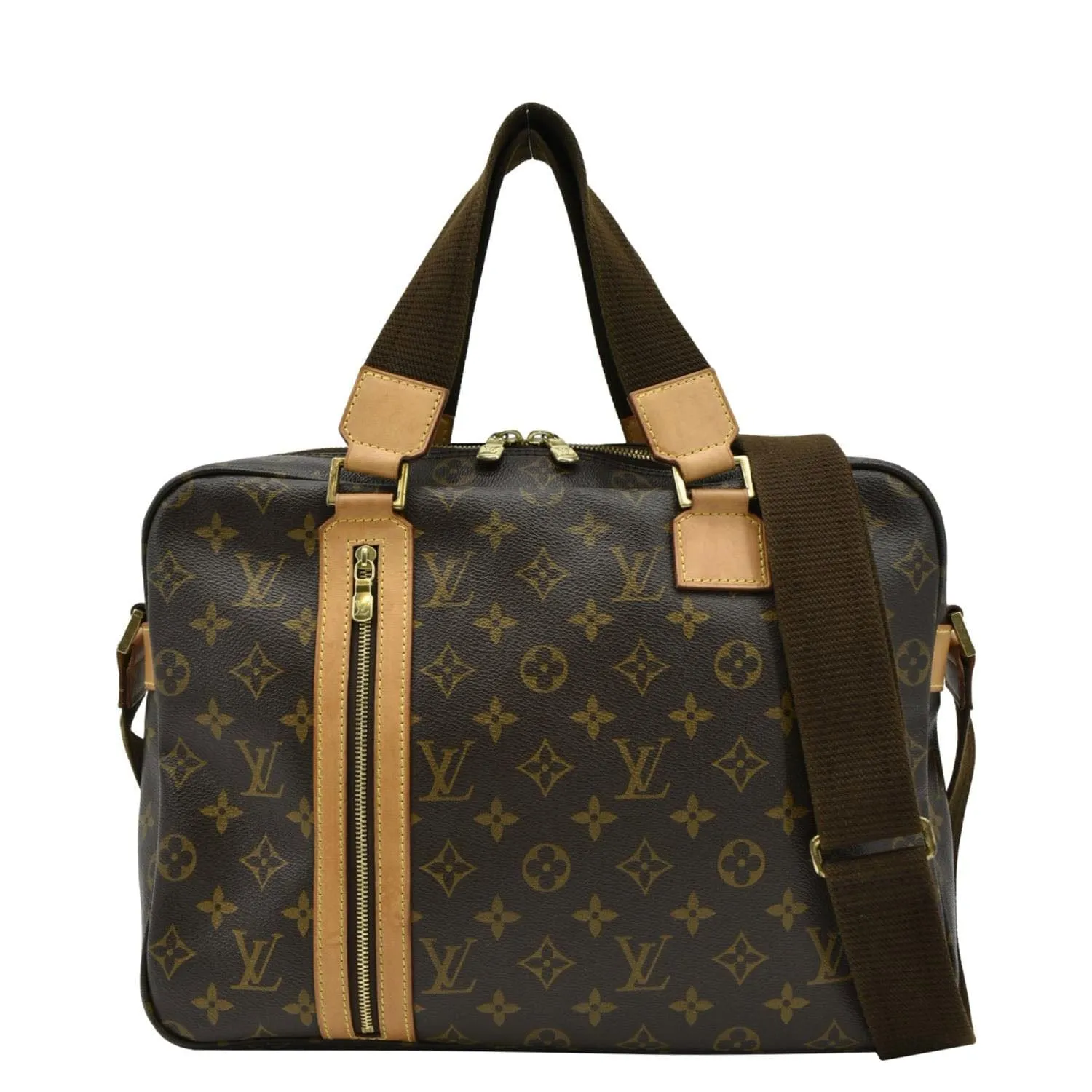 LOUIS VUITTON Sac Bosphore Monogram Canvas Messenger Bag Brown