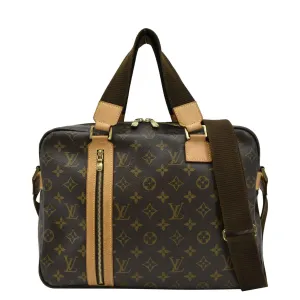LOUIS VUITTON Sac Bosphore Monogram Canvas Messenger Bag Brown