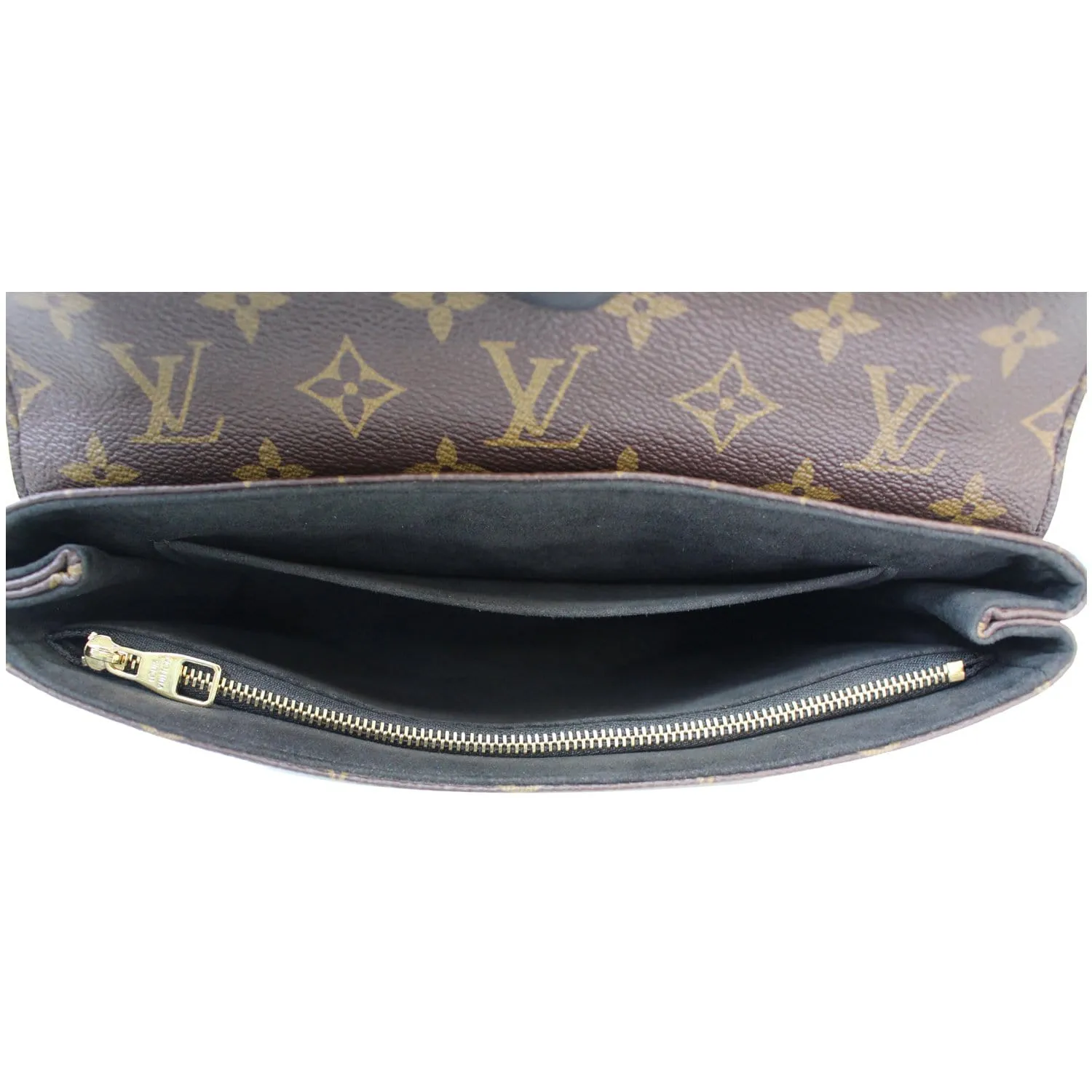LOUIS VUITTON Saint Placide Monogram Canvas Shoulder Crossbody Bag Black