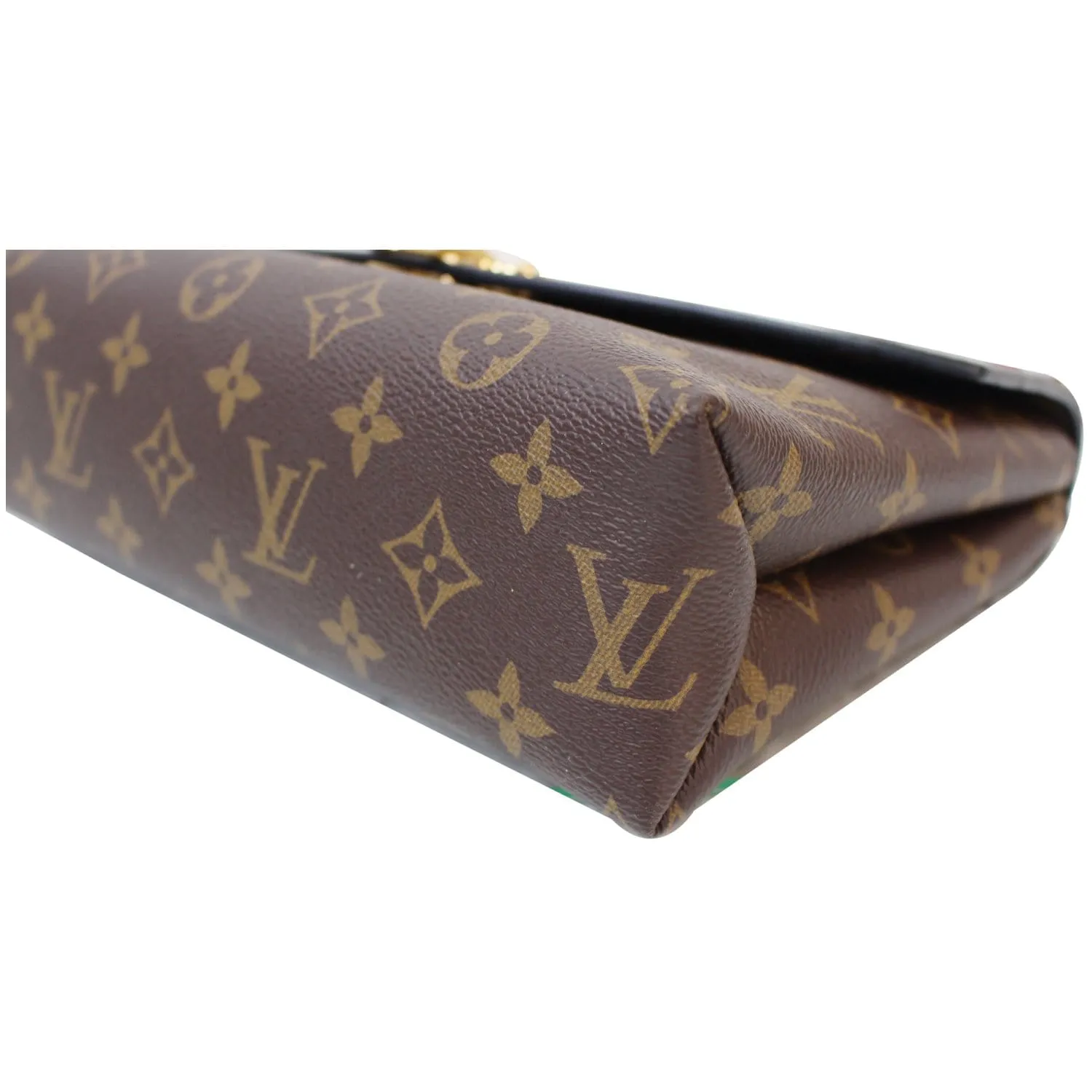 LOUIS VUITTON Saint Placide Monogram Canvas Shoulder Crossbody Bag Black