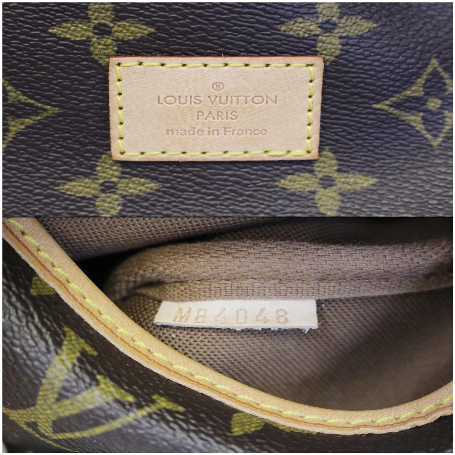 LOUIS VUITTON Saumur 30 Monogram Canvas Shoulder Bag Brown