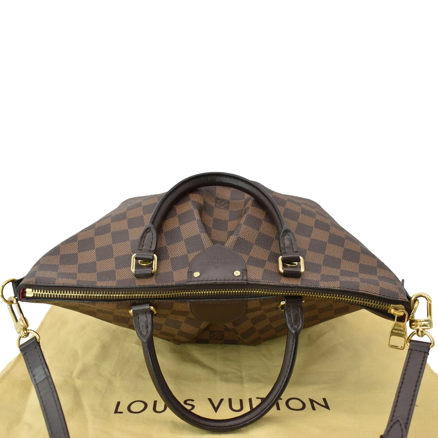 LOUIS VUITTON Siena PM Damier Ebene Shoulder Bag Brown