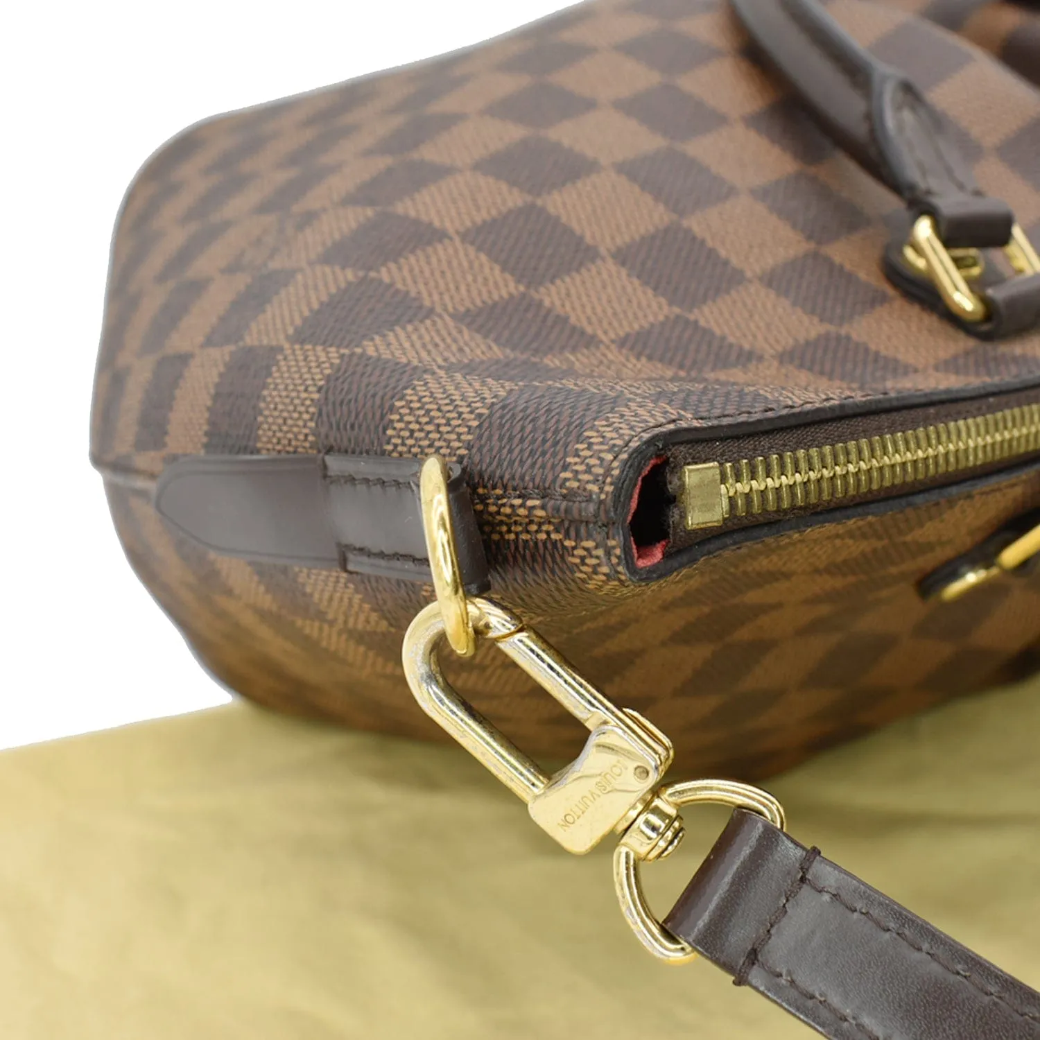 LOUIS VUITTON Siena PM Damier Ebene Shoulder Bag Brown