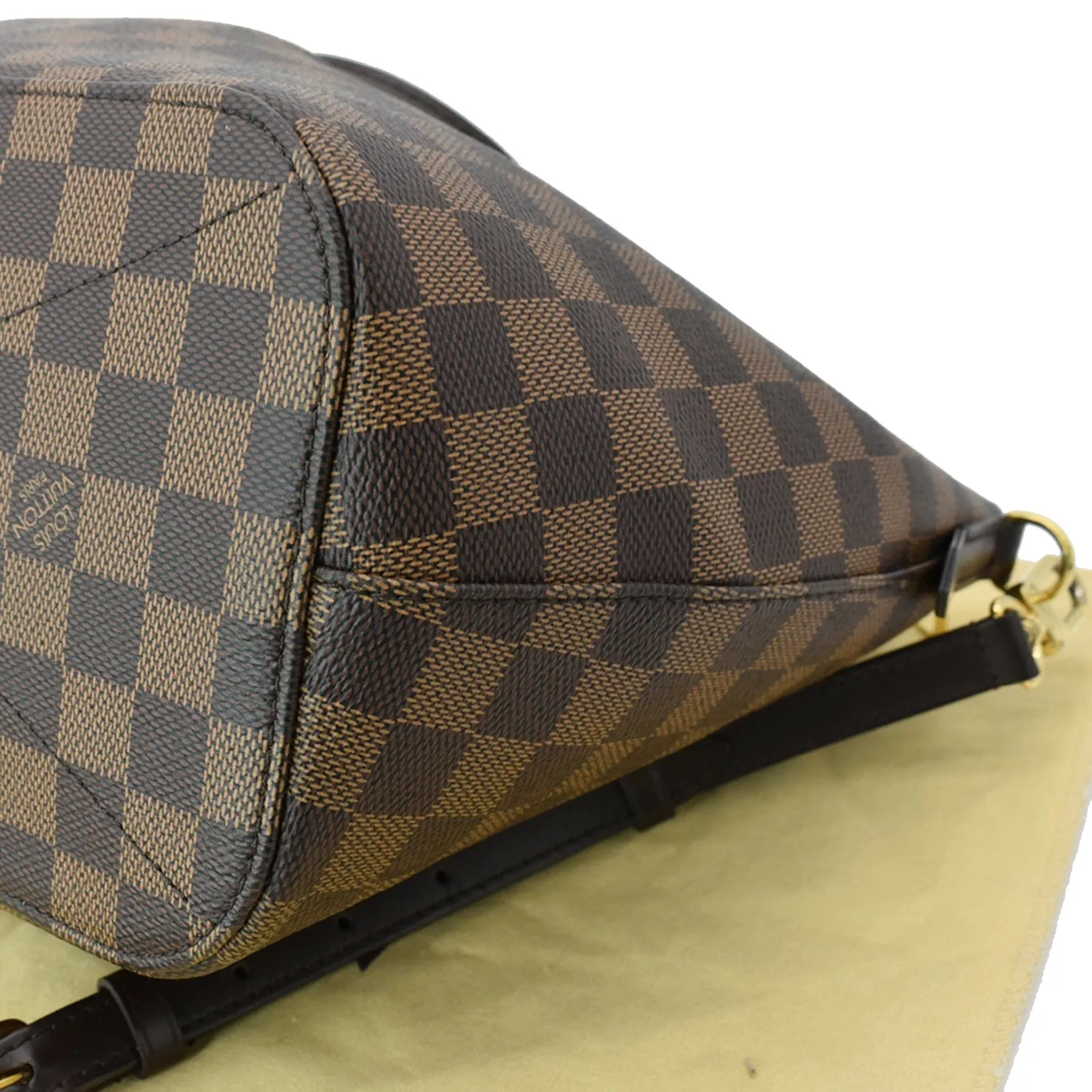 LOUIS VUITTON Siena PM Damier Ebene Shoulder Bag Brown