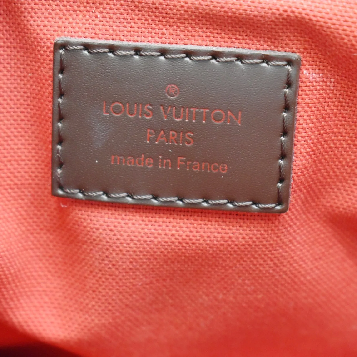 LOUIS VUITTON Siena PM Damier Ebene Shoulder Bag Brown