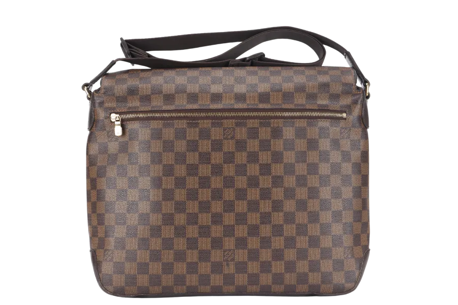 LOUIS VUITTON SPENCER DAMIER EBENE MESSENGER BAG GOLD HARDWARE NO DUST COVER