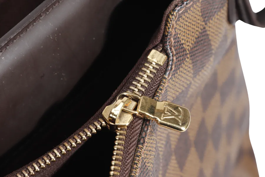 LOUIS VUITTON SPENCER DAMIER EBENE MESSENGER BAG GOLD HARDWARE NO DUST COVER