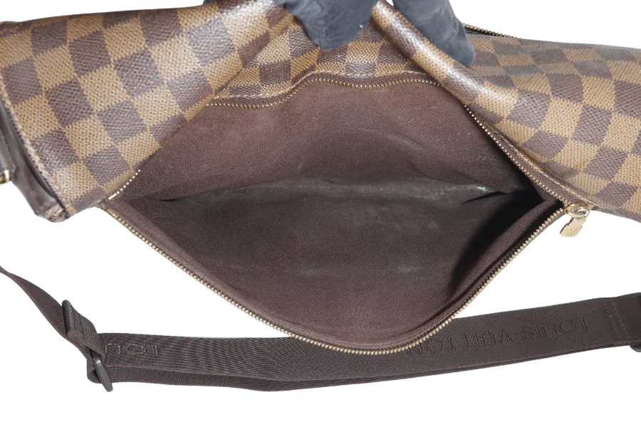 LOUIS VUITTON SPENCER DAMIER EBENE MESSENGER BAG GOLD HARDWARE NO DUST COVER