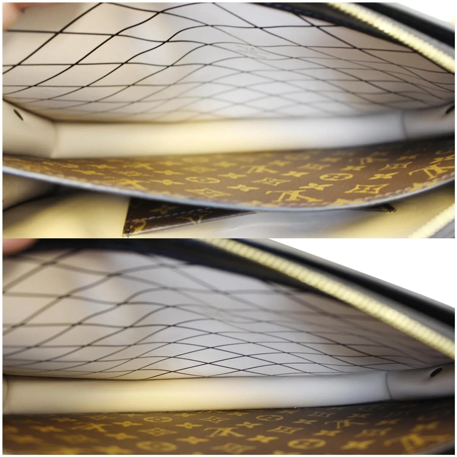 LOUIS VUITTON Trunk Clutch Reverse Monogram Crossbody Bag Brown