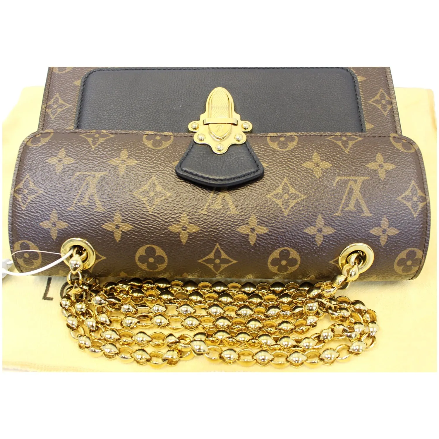 LOUIS VUITTON Victoire Monogram Canvas Shoulder Crossbody Bag Noir