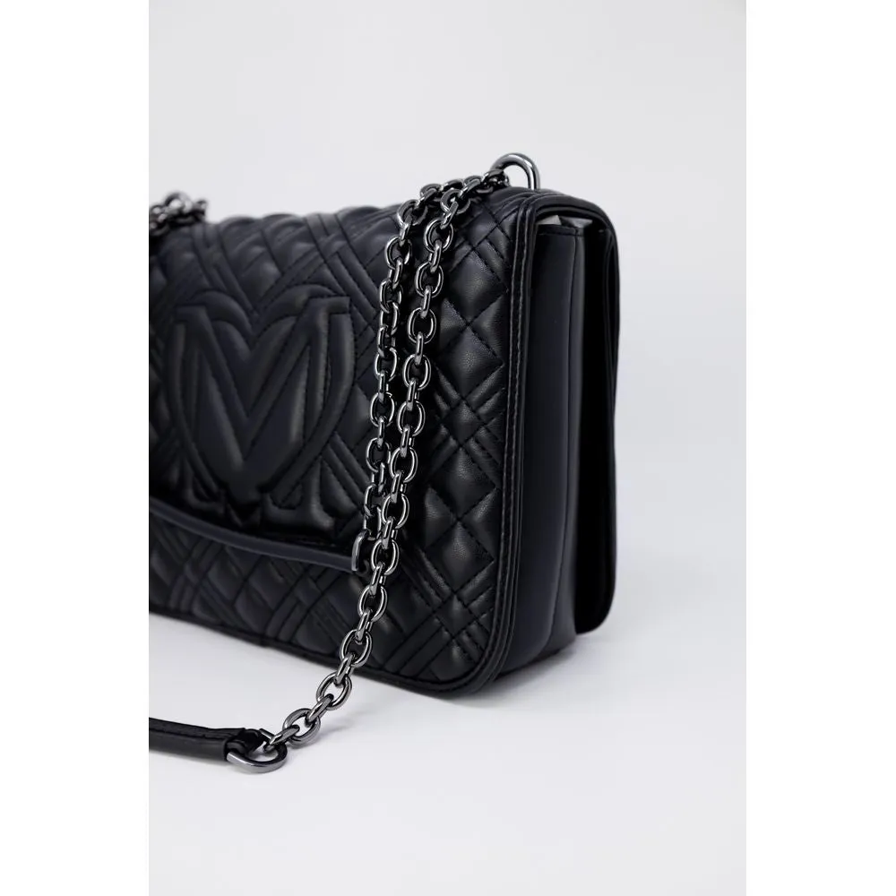 Love Moschino Bicolor Polyethylene Handbag