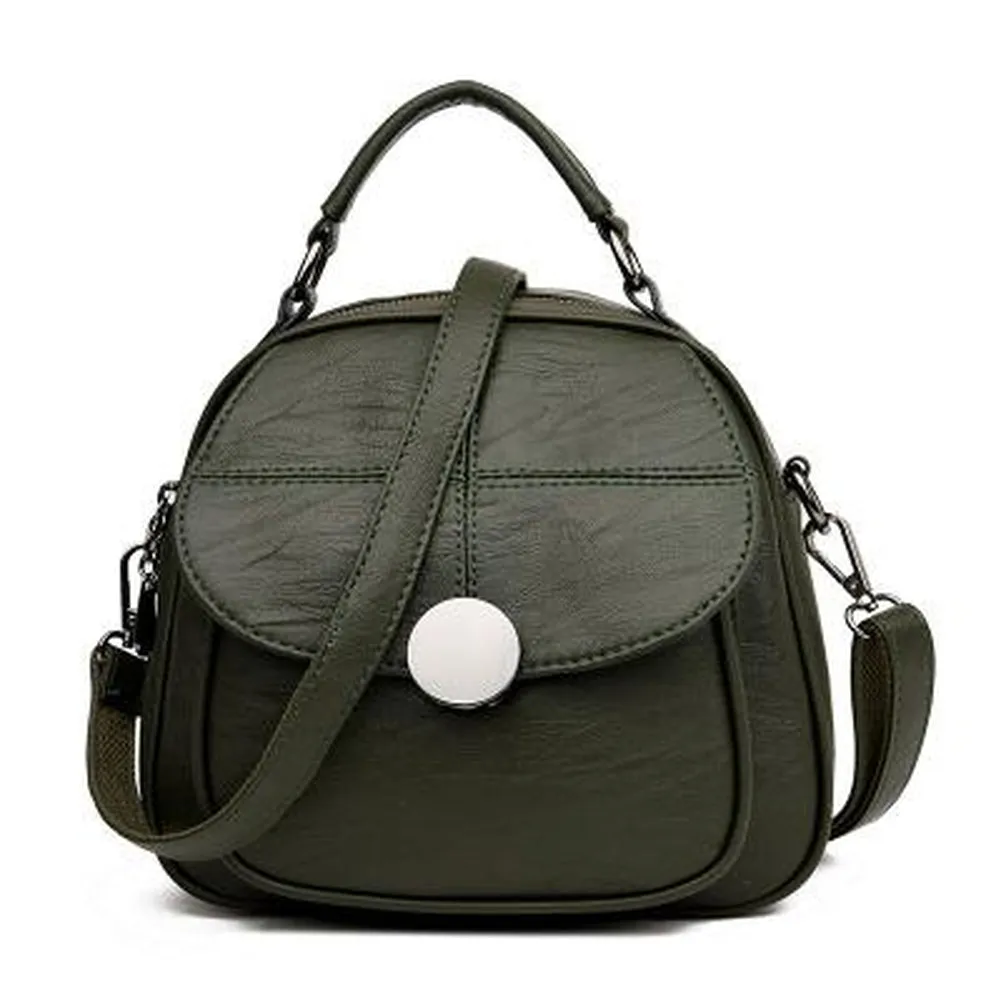 <bold>Messenger  / Crossbody Bag  <br>Vegan-Leather