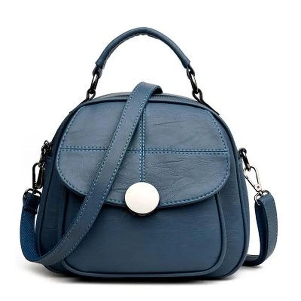 <bold>Messenger  / Crossbody Bag  <br>Vegan-Leather