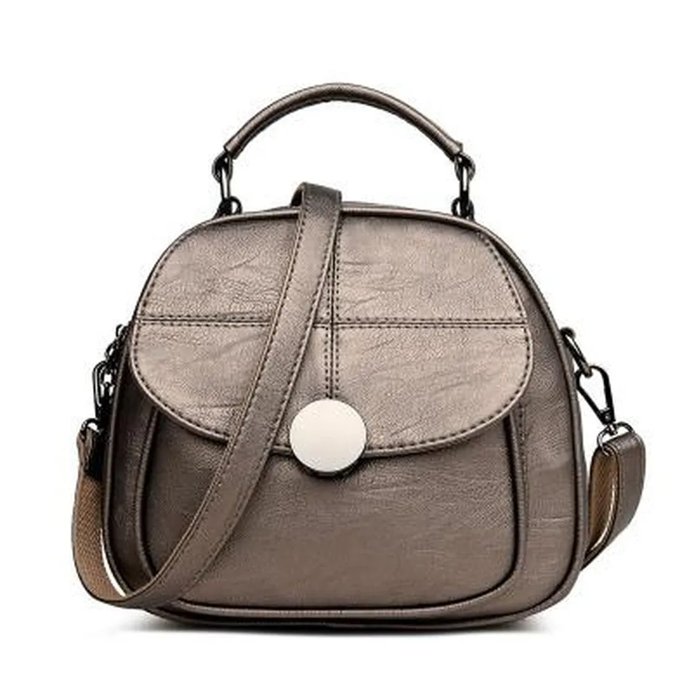 <bold>Messenger  / Crossbody Bag  <br>Vegan-Leather