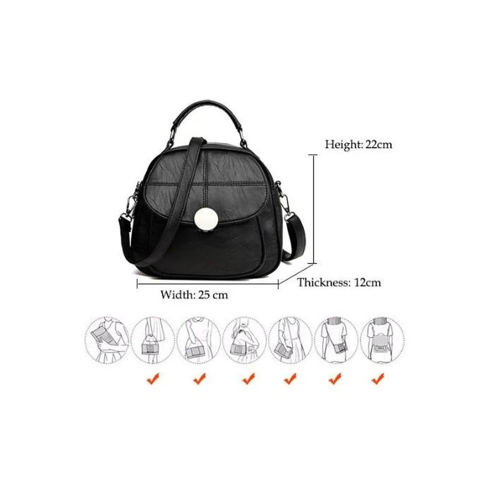 <bold>Messenger  / Crossbody Bag  <br>Vegan-Leather