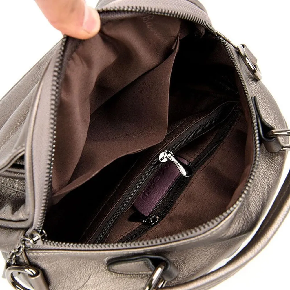 <bold>Messenger  / Crossbody Bag  <br>Vegan-Leather