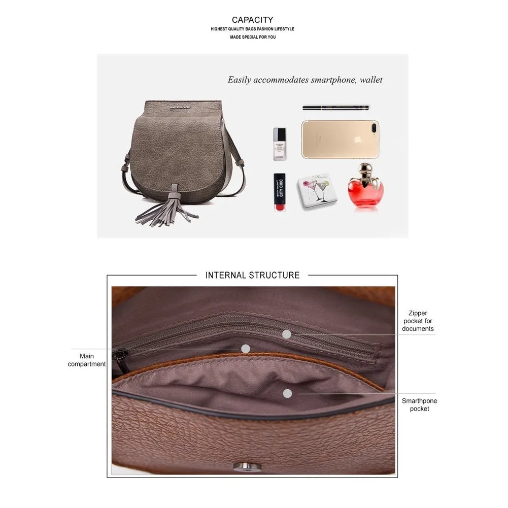<bold>Shell / Crossbody Bag  <br>Vegan-Leather