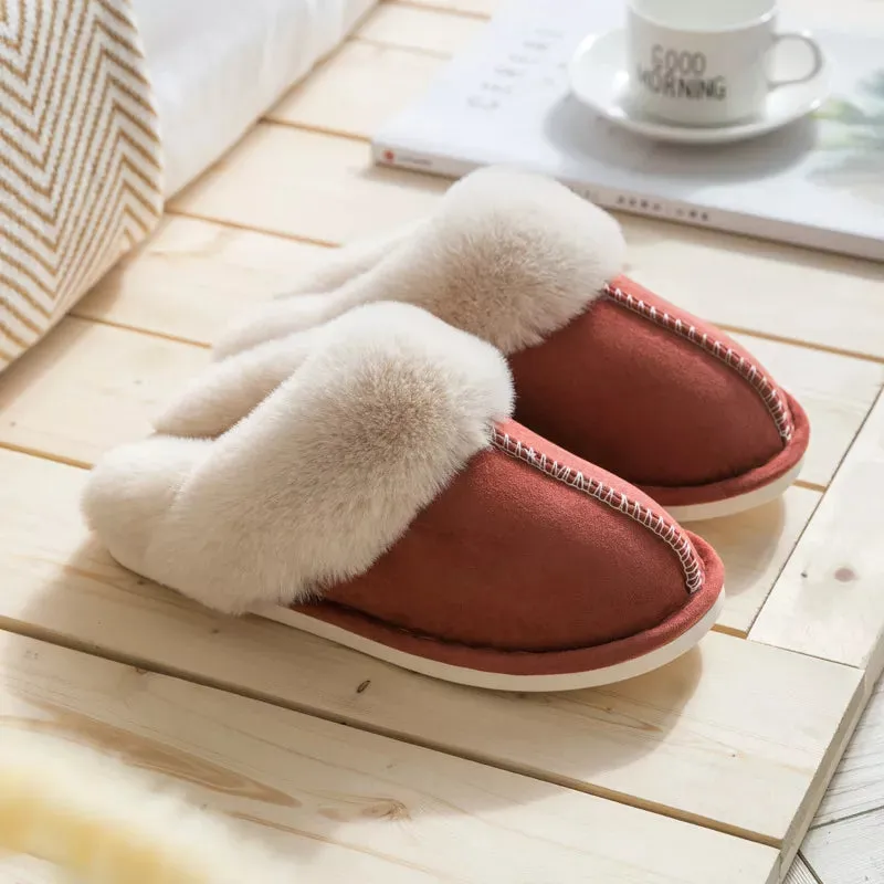 Lux Fuzzy Slippers