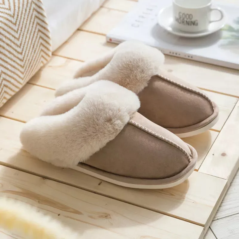 Lux Fuzzy Slippers