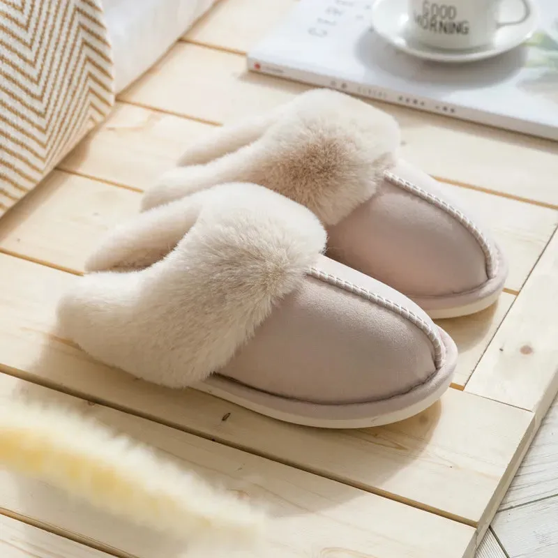 Lux Fuzzy Slippers