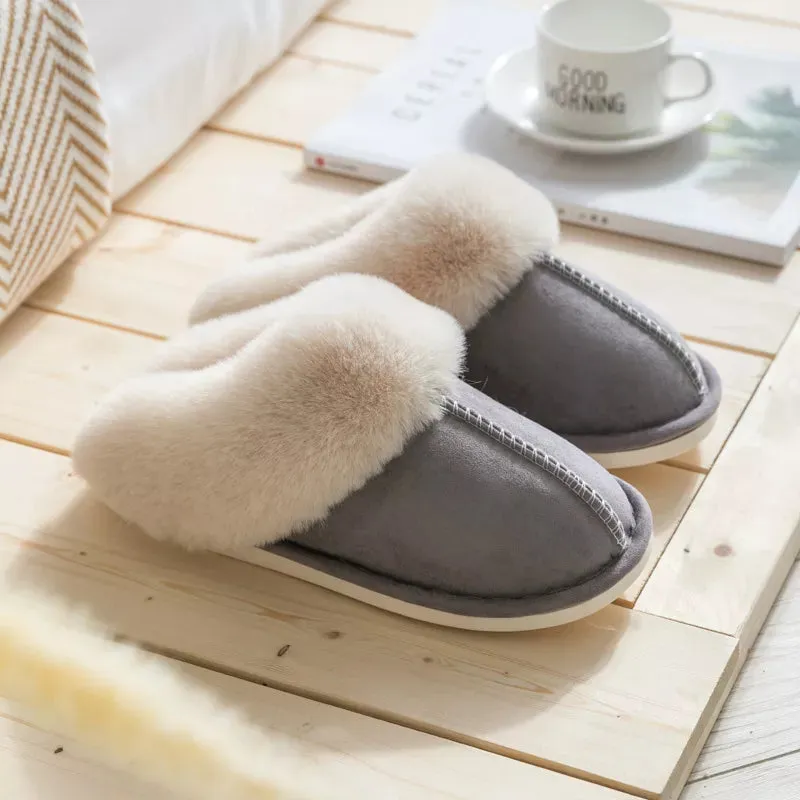 Lux Fuzzy Slippers