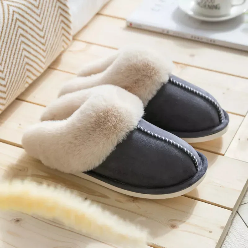 Lux Fuzzy Slippers