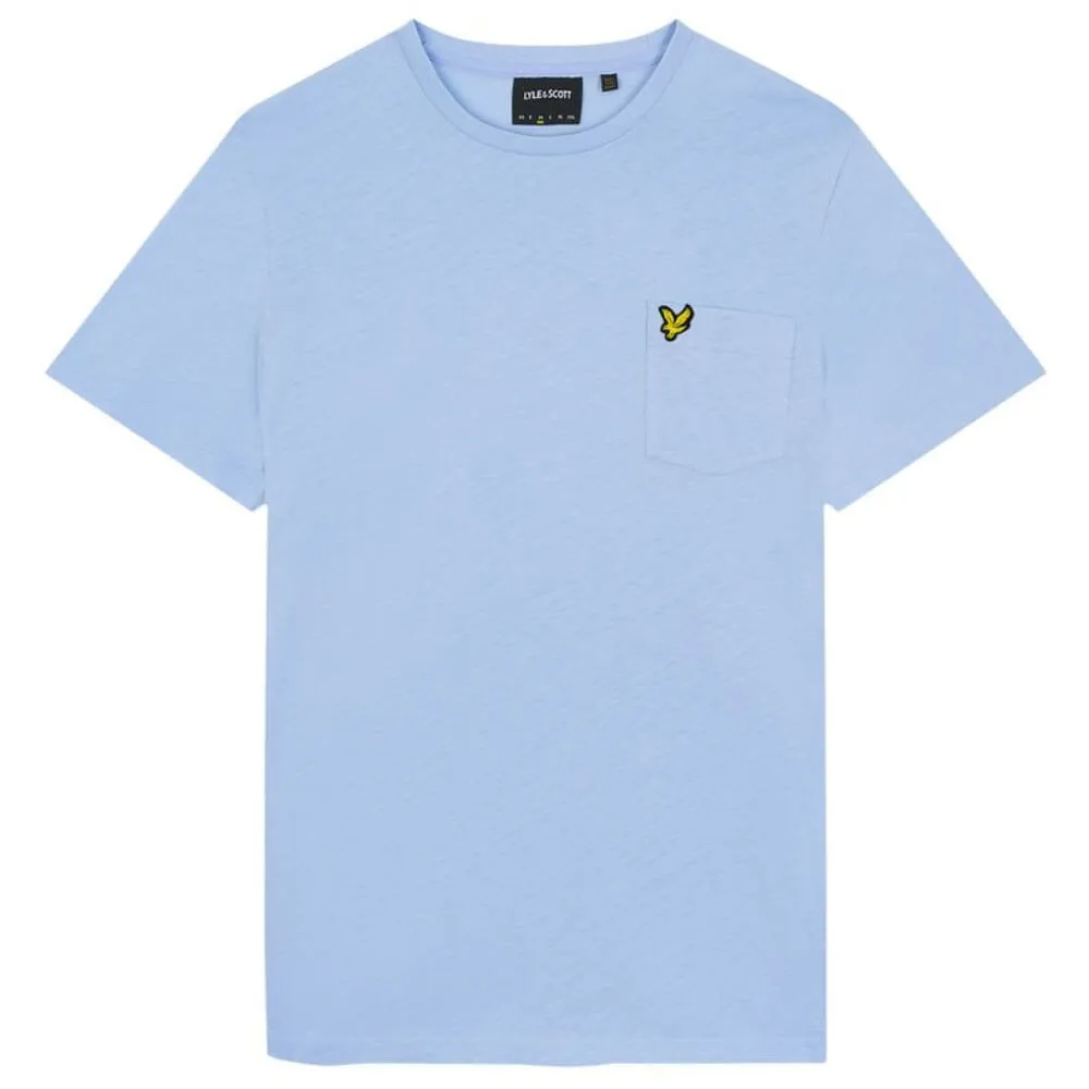 Lyle & Scott Pocket T-Shirt In Light Blue