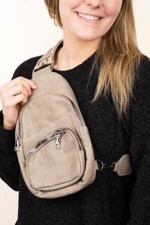 Maddex Guitar Strap Taupe Ali Sling Bag
