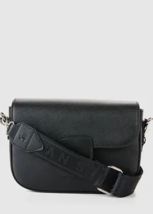 MADDISON Flap Crossbody Bag Black