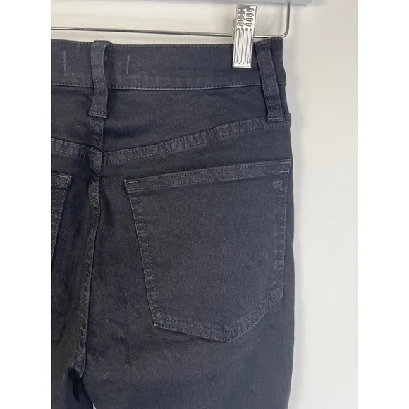 MADEWELL Black Frost Skinny Flare Jeans NWT Size 32