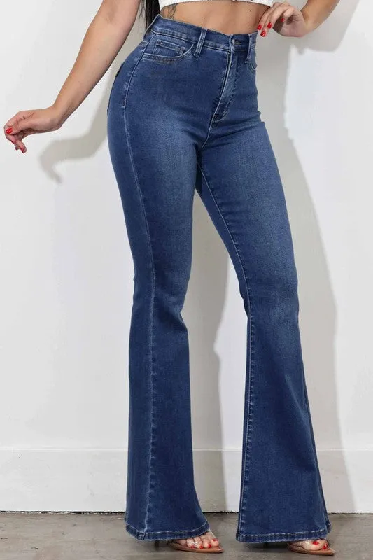 MAITE HIGH RISE FLARE JEANS