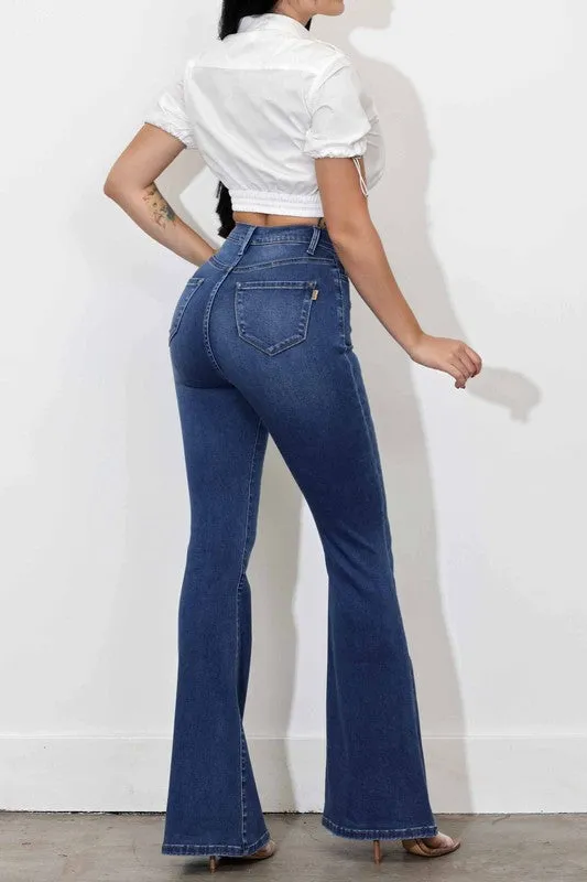 MAITE HIGH RISE FLARE JEANS