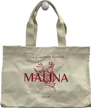 Malina Cream Canvas Bag One Size