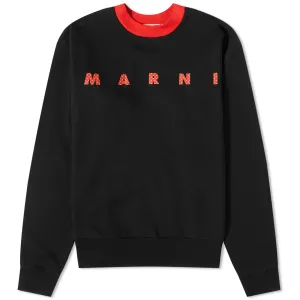 Marni Crewneck Sweater 'Black'
