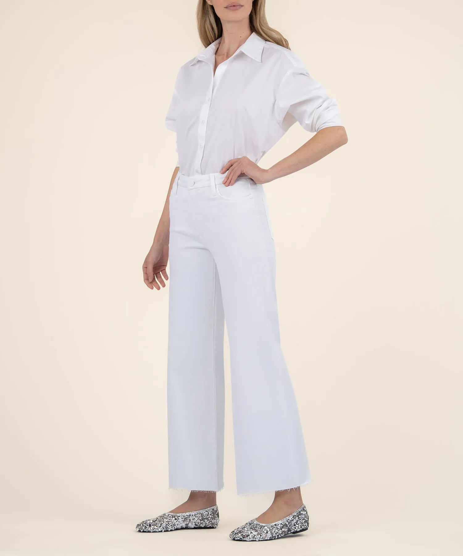 Meg High Rise Wide Leg, Petite