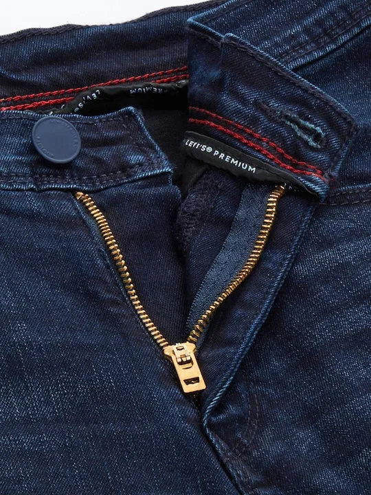 Men's 655'04 Blue Skinny Fit Mid Rise Jeans