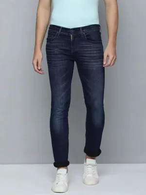 Men's 655'04 Blue Skinny Fit Mid Rise Jeans