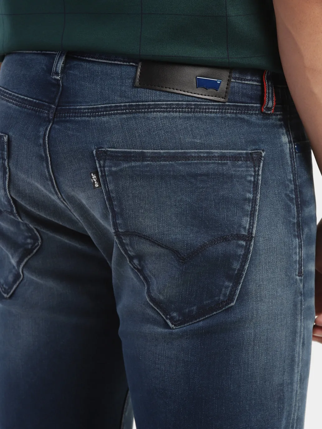 Men's 65504 Blue Skinny Fit Mid Rise Jeans