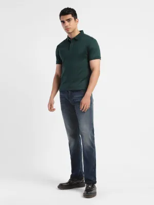 Men's 65504 Blue Skinny Fit Mid Rise Jeans