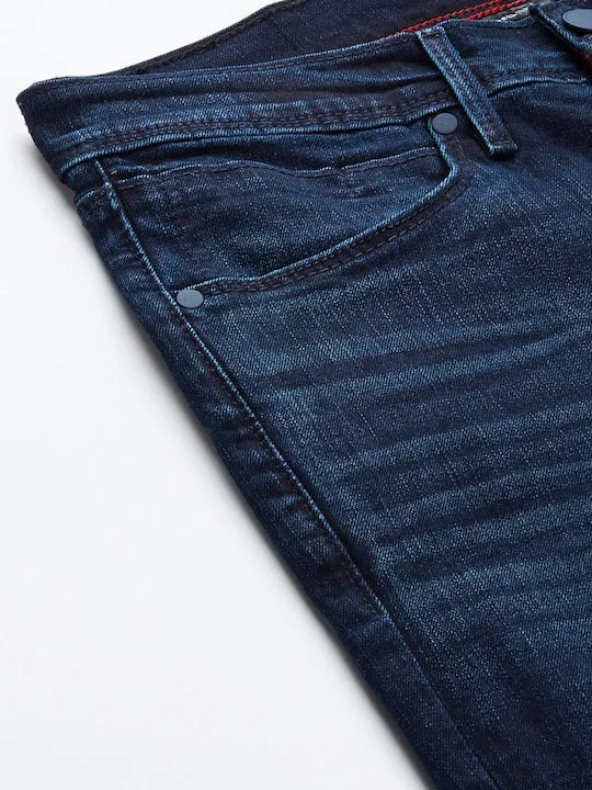 Men's 655'04 Blue Skinny Fit Mid Rise Jeans