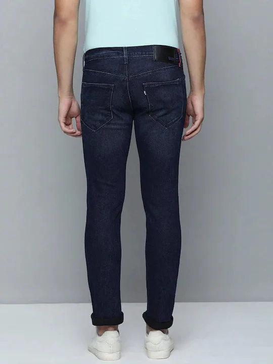Men's 655'04 Blue Skinny Fit Mid Rise Jeans
