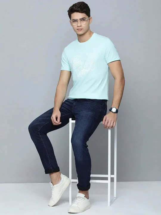 Men's 655'04 Blue Skinny Fit Mid Rise Jeans
