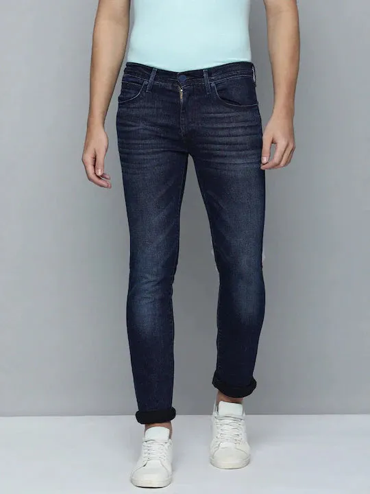 Men's 655'04 Blue Skinny Fit Mid Rise Jeans