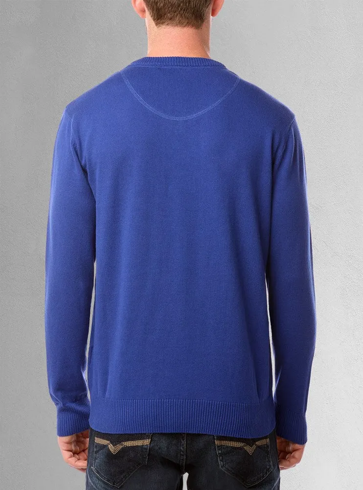 Men's basic v-neck sweater