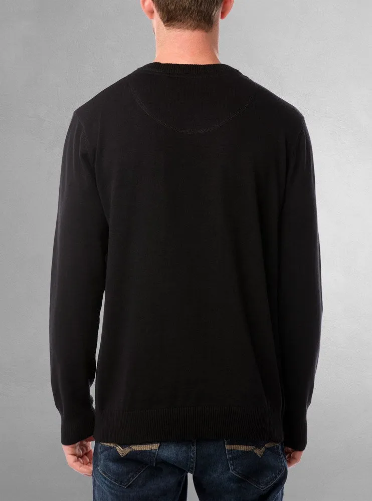 Men's basic v-neck sweater