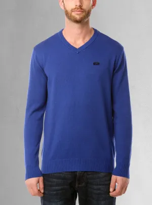 Men's basic v-neck sweater