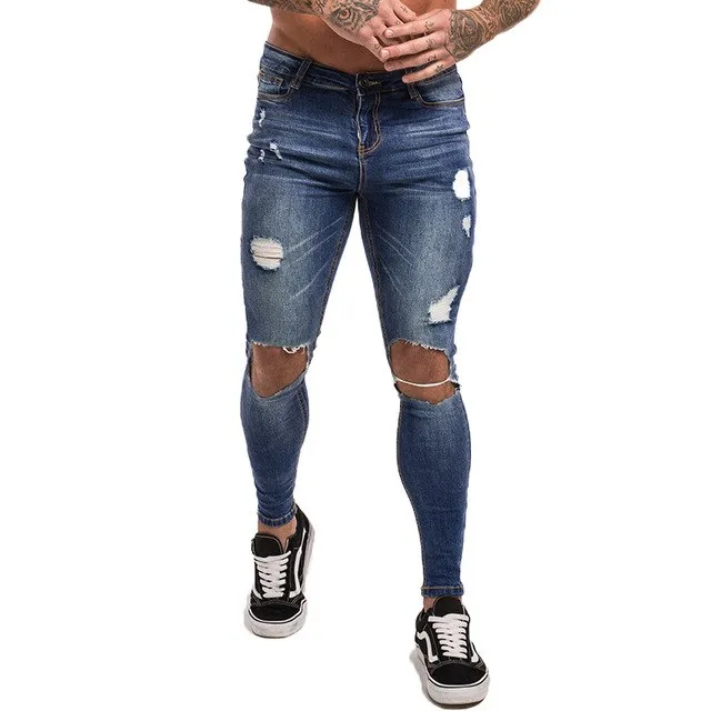 Men's Skinny Ripped Jeans