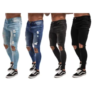 Men's Skinny Ripped Jeans